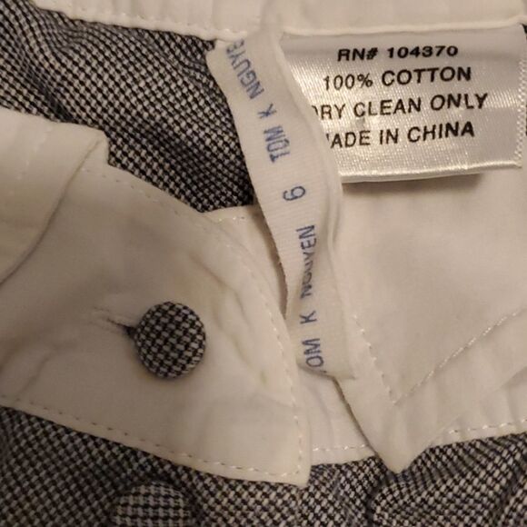 Tom K Nguyen black white button tank - Picture 3 of 6